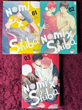 Nomi x Shiba Volumes 1-3 Manga